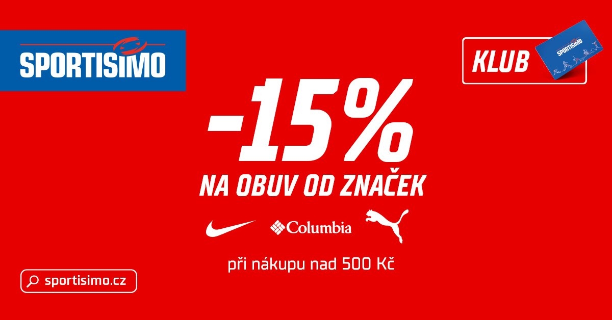 -15 % na obuv