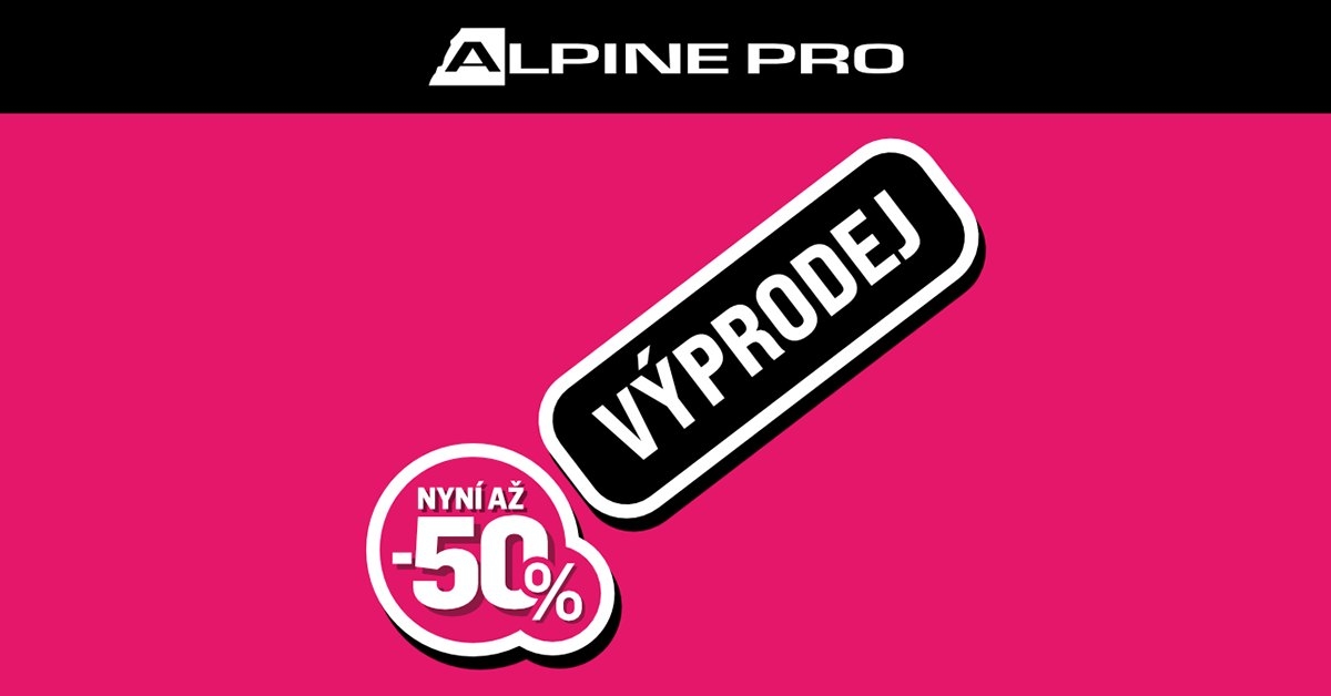 Letní výprodej v ALPINE PRO