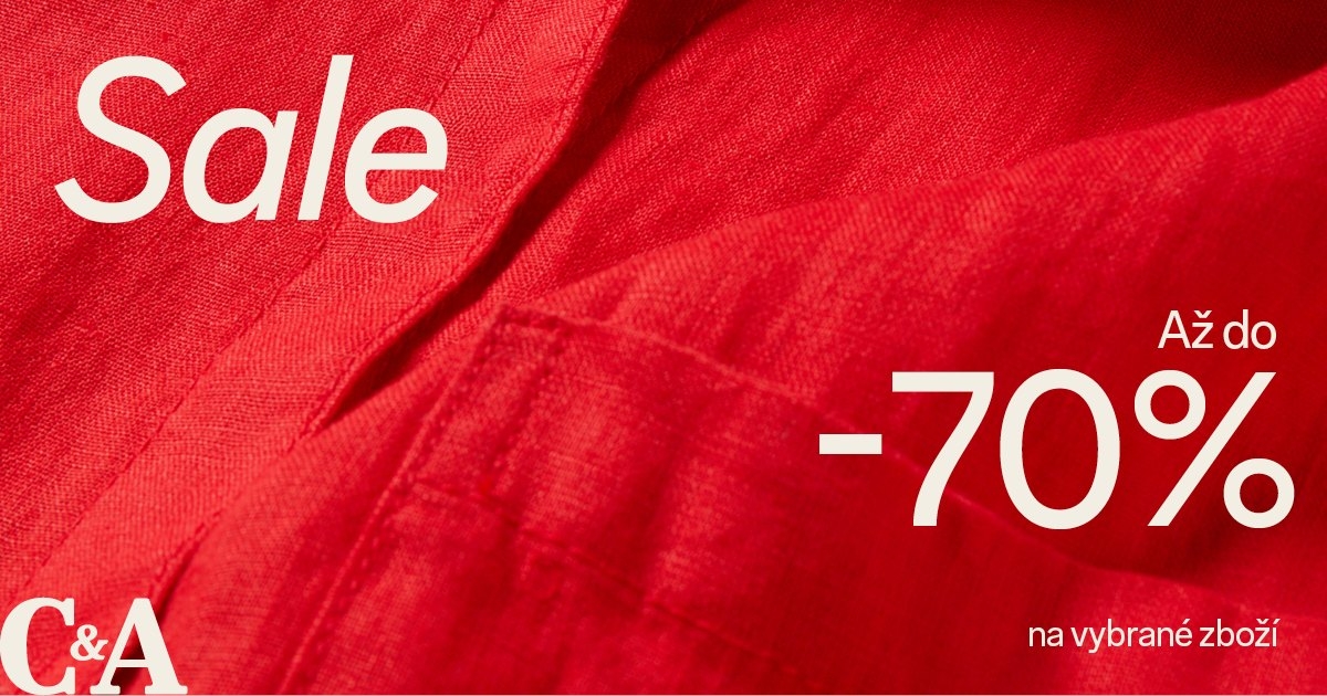 C&A Sale až do -70 %