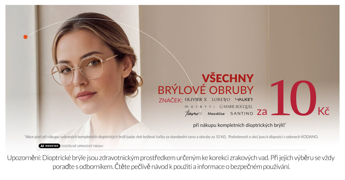 Brýlové obruby za 10 Kč