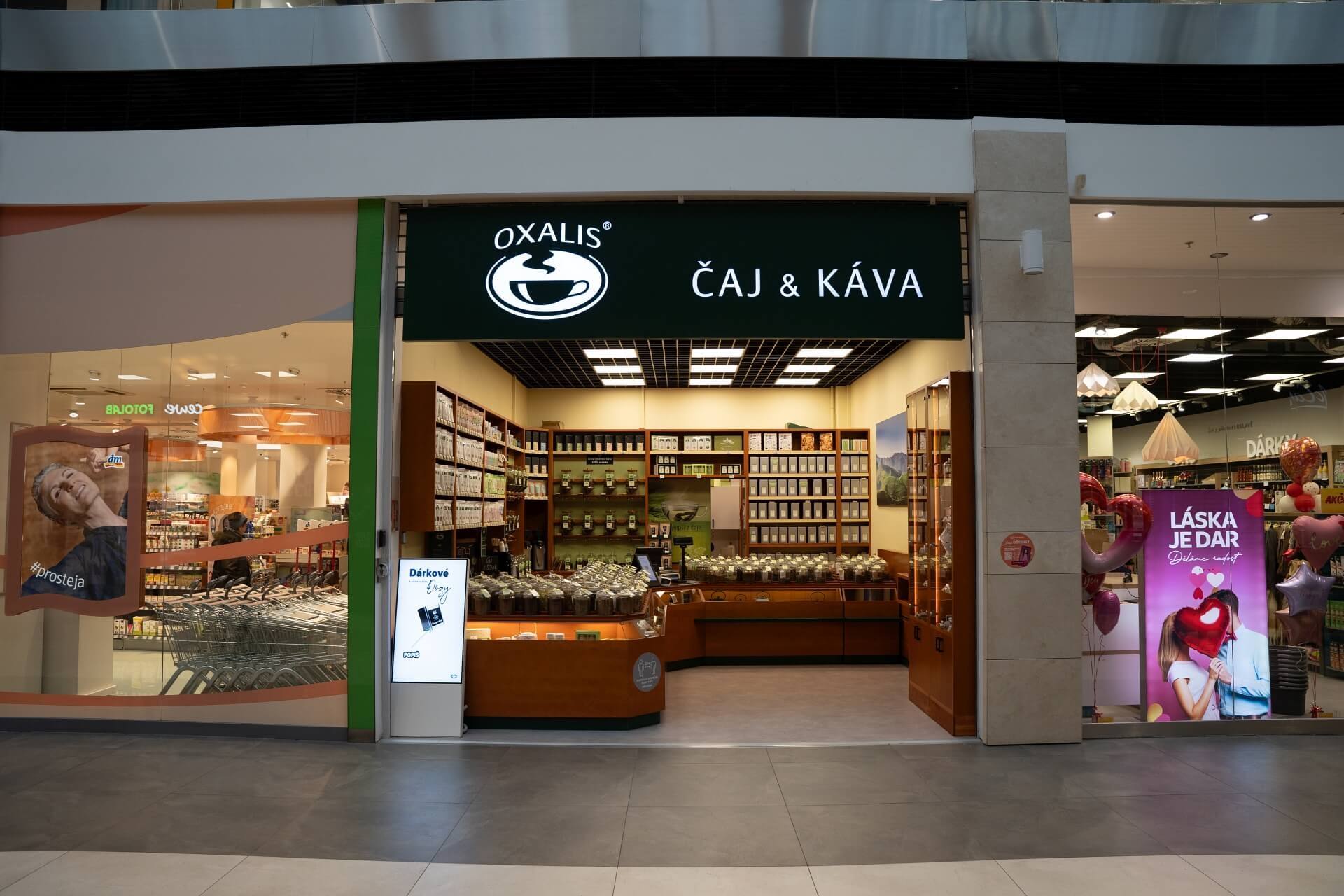 Oxalis čaj a káva