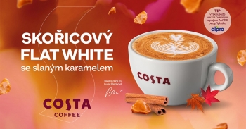 Skořicový flat white