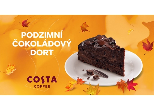 Podzimní čokoládový dort