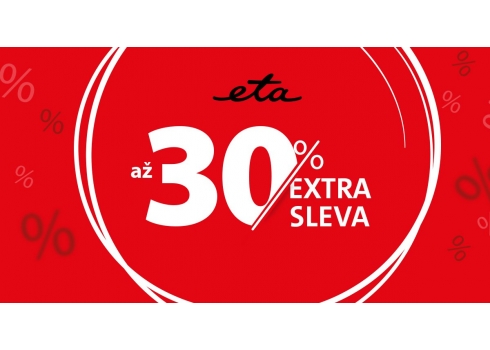 Extra sleva až 30 %