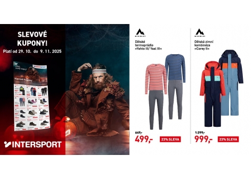 Slevové kupony INTERSPORT
